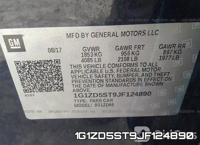 1G1ZD5ST9JF124890 фото 8
