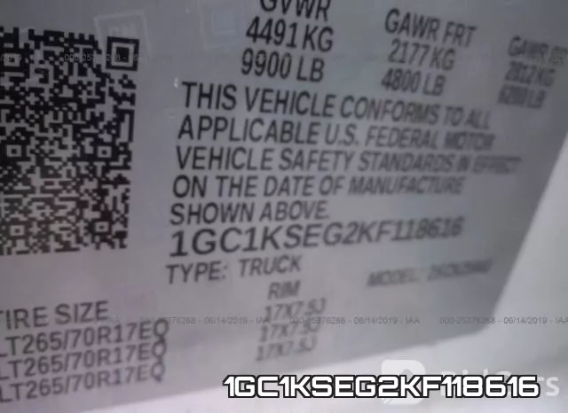 1GC1KSEG2KF118616 фото 10
