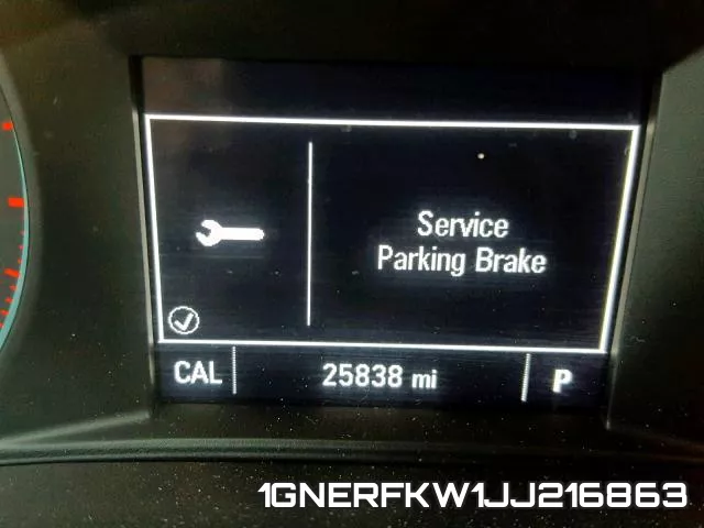 1GNERFKW1JJ216863 фото 9