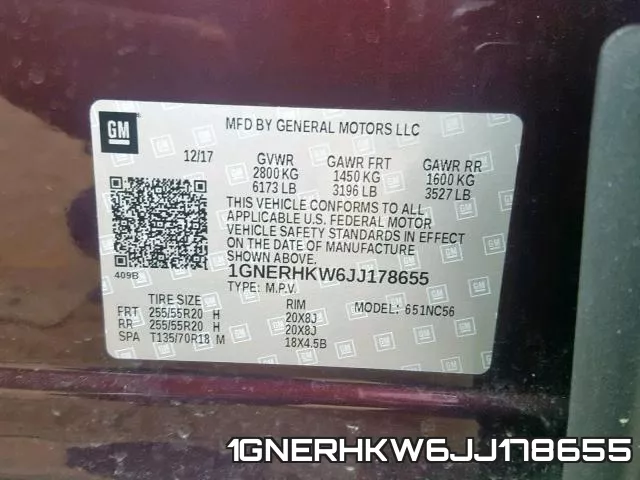 1GNERHKW6JJ178655 фото 2