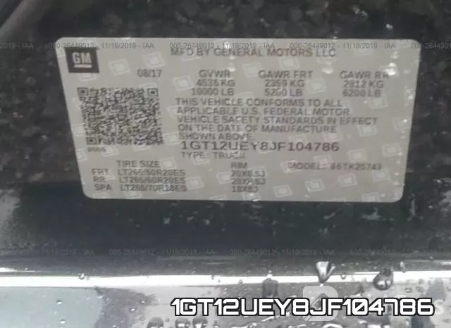 1GT12UEY8JF104786 фото 9