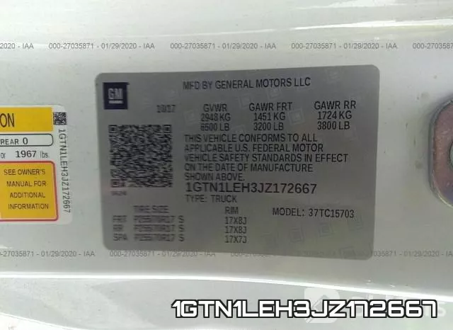 1GTN1LEH3JZ172667 фото 8