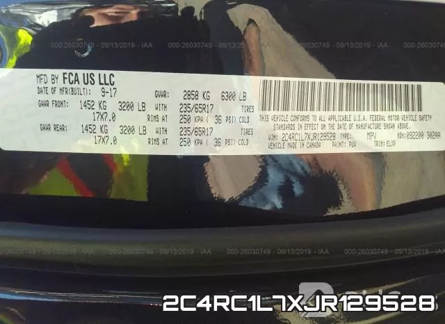 2C4RC1L7XJR129528 фото 9