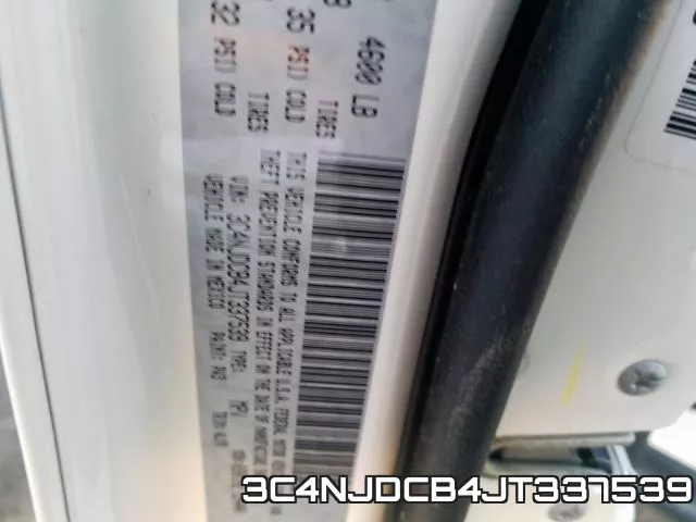 3C4NJDCB4JT337539 фото 2