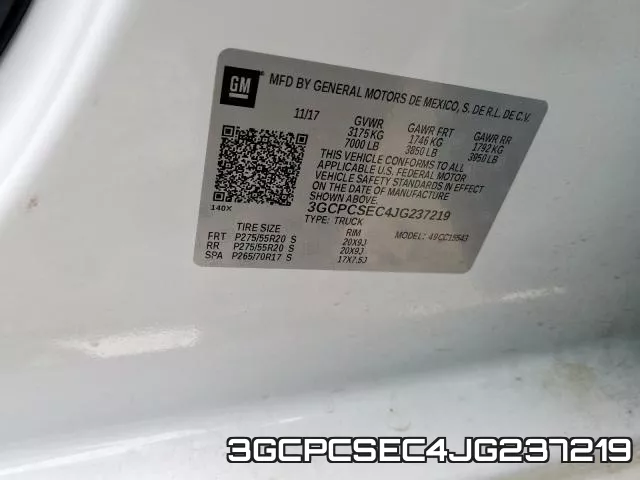 3GCPCSEC4JG237219 фото 2
