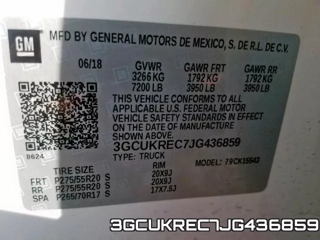 3GCUKREC7JG436859 фото 2