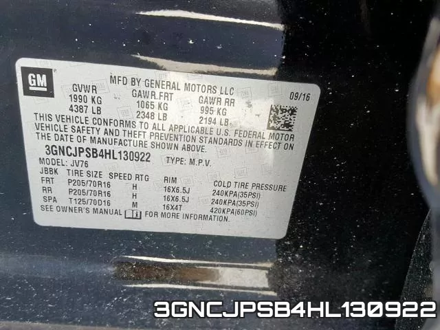 3GNCJPSB4HL130922 фото 2