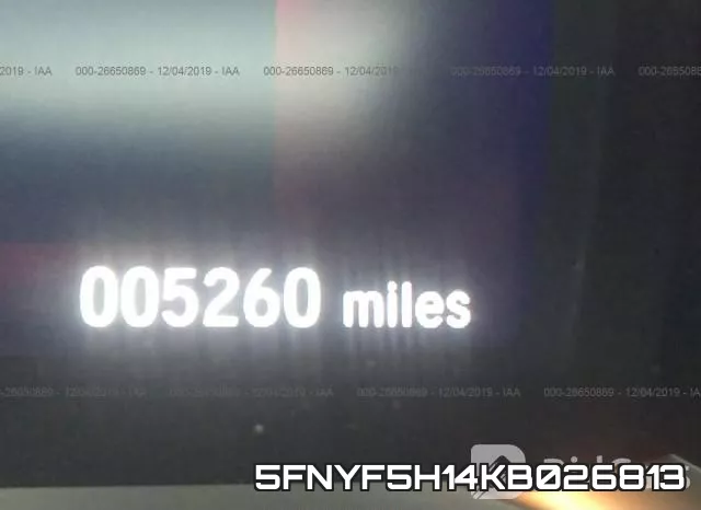 5FNYF5H14KB026813 фото 7