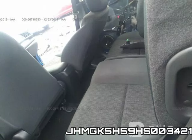 JHMGK5H59HS003421 фото 9