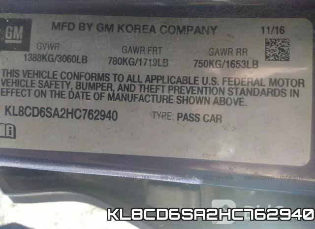 KL8CD6SA2HC762940 фото 8