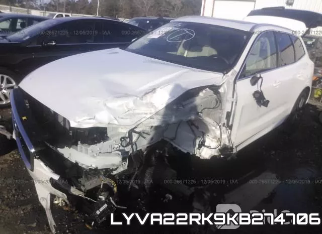 LYVA22RK9KB274706 фото 3