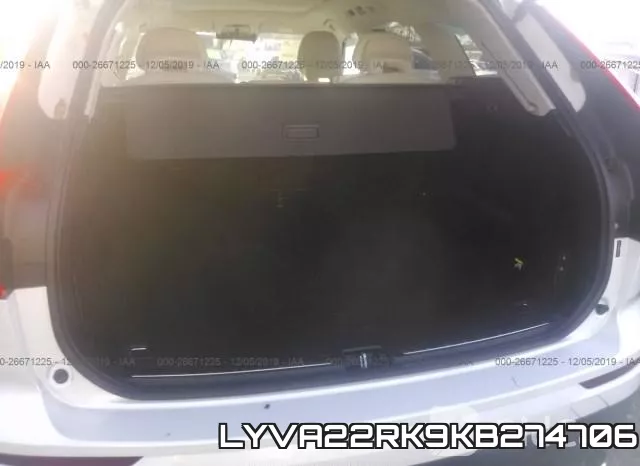 LYVA22RK9KB274706 фото 8