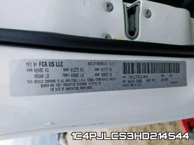 1C4PJLCS3HD214544 фото 2