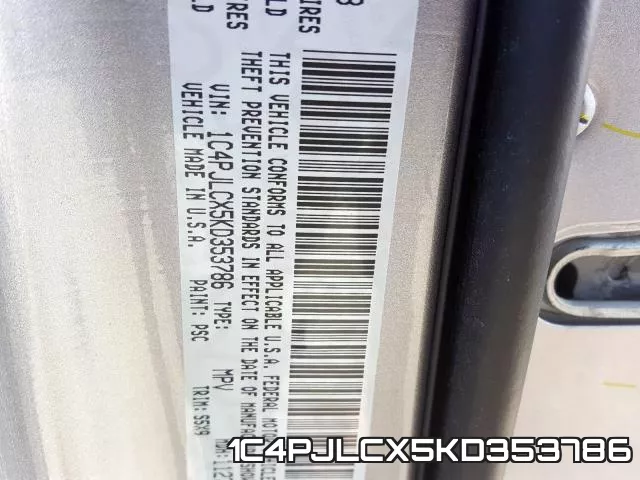1C4PJLCX5KD353786 фото 2