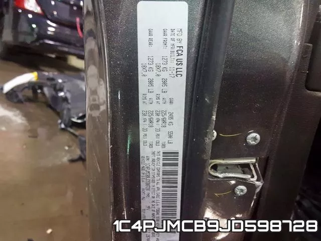 1C4PJMCB9JD598728 фото 2