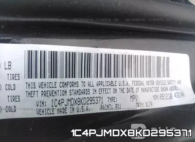1C4PJMDX8KD295371 фото 9