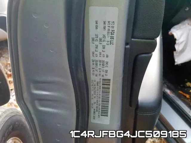 1C4RJFBG4JC509185 фото 2