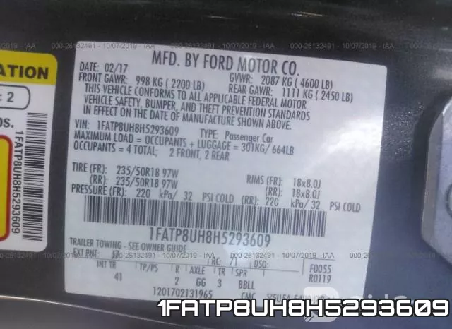 1FATP8UH8H5293609 фото 8