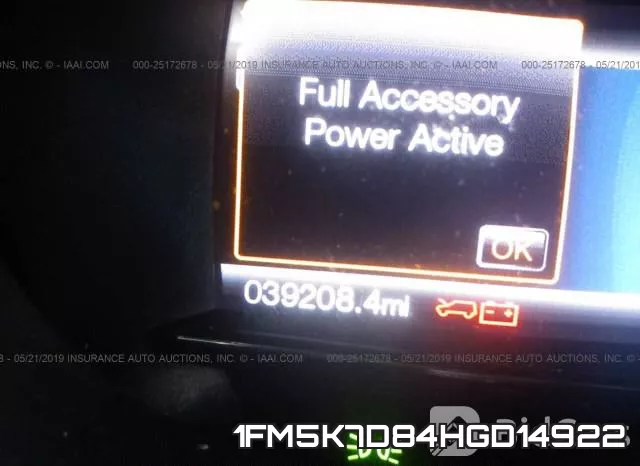 1FM5K7D84HGD14922 фото 7