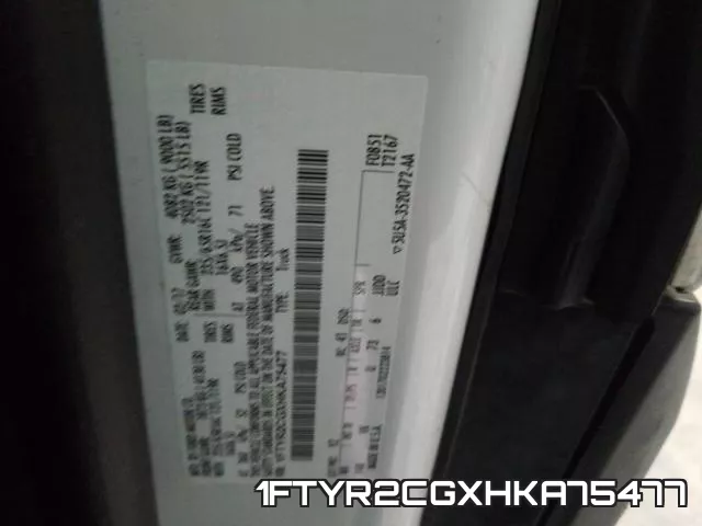 1FTYR2CGXHKA75477 фото 2