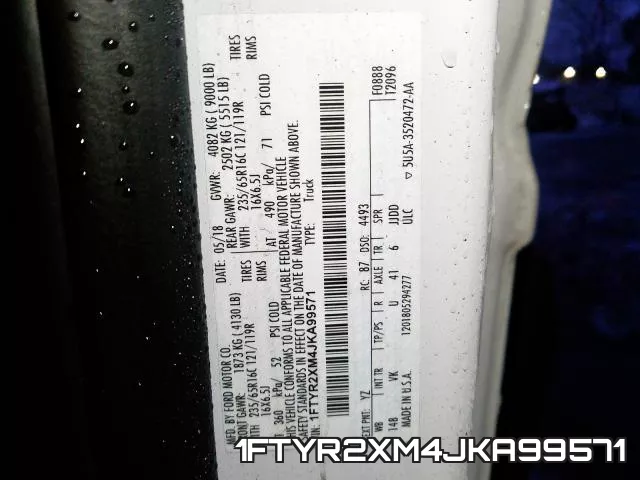 1FTYR2XM4JKA99571 фото 2