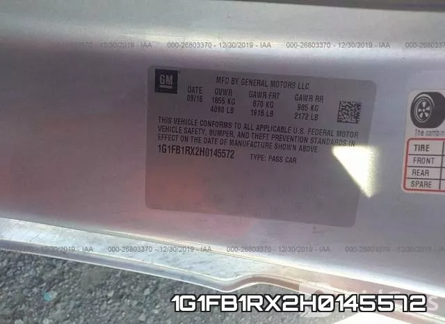 1G1FB1RX2H0145572 фото 10