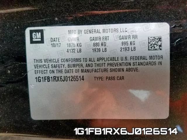 1G1FB1RX6J0126514 фото 2