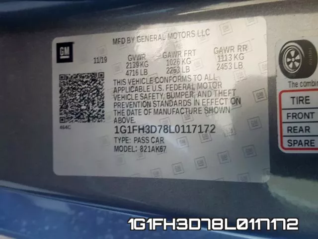 1G1FH3D78L0117172 фото 2