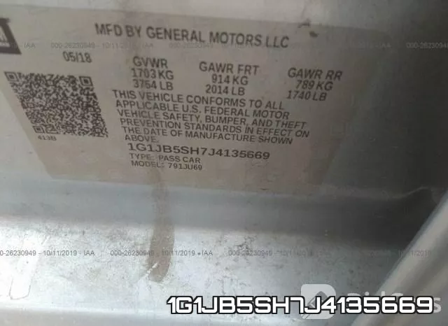 1G1JB5SH7J4135669 фото 7