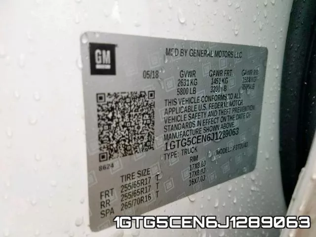 1GTG5CEN6J1289063 фото 2