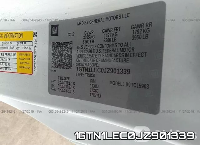 1GTN1LEC0JZ901339 фото 9