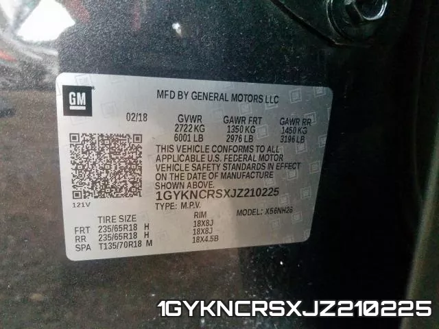 1GYKNCRSXJZ210225 фото 2