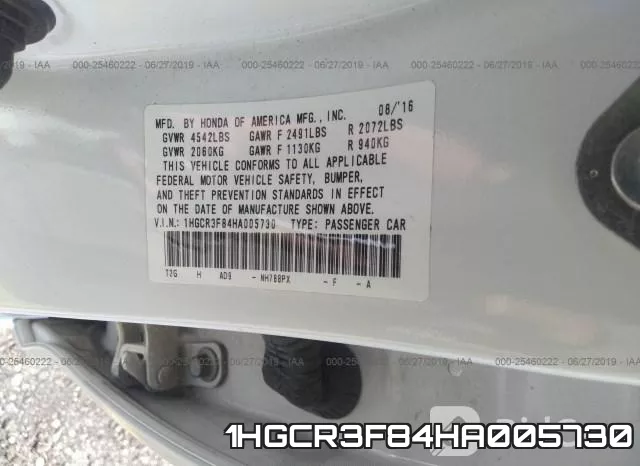 1HGCR3F84HA005730 фото 10