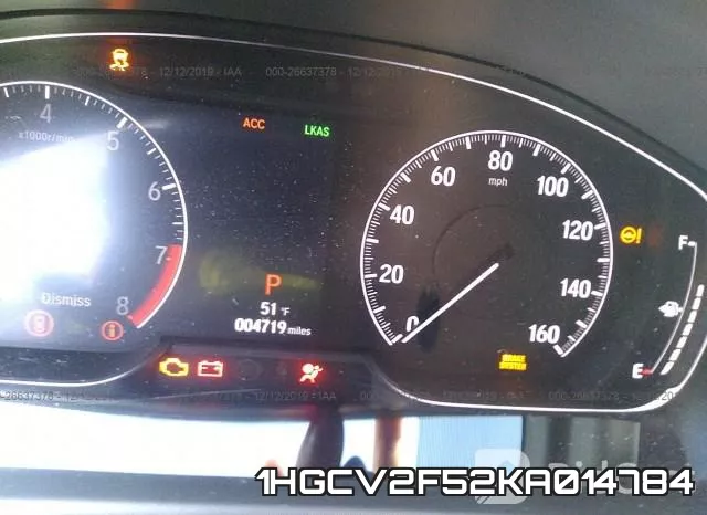 1HGCV2F52KA014784 фото 3