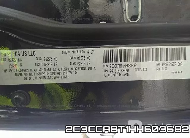 2C3CCABT1HH603682 фото 8