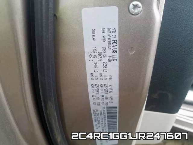2C4RC1GG1JR247607 фото 2