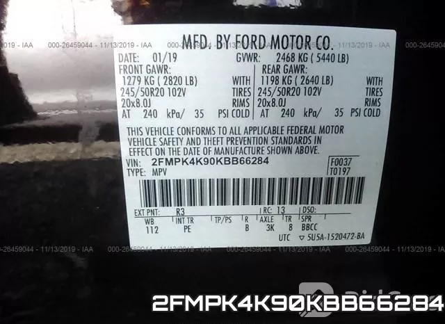 2FMPK4K90KBB66284 фото 9