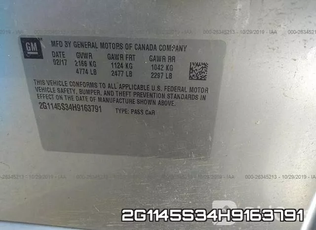 2G1145S34H9163791 фото 10