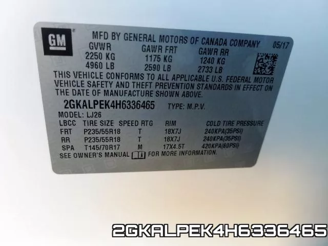 2GKALPEK4H6336465 фото 2