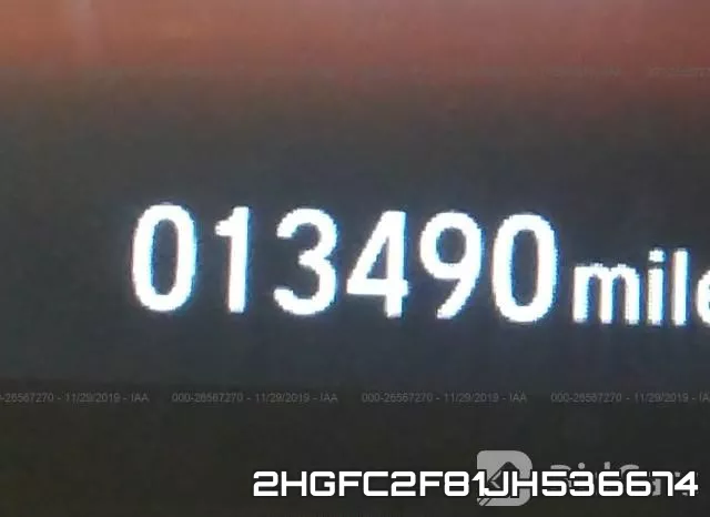 2HGFC2F81JH536674 фото 7