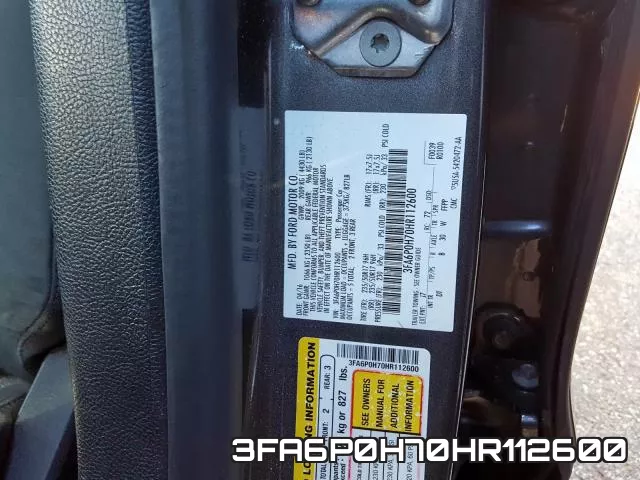 3FA6P0H70HR112600 фото 2