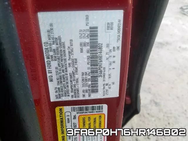 3FA6P0H76HR146802 фото 2