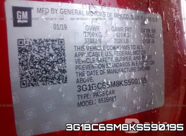3G1BC6SM8KS590195 фото 10