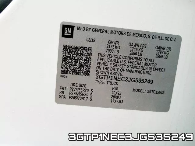 3GTP1NEC3JG535249 фото 2