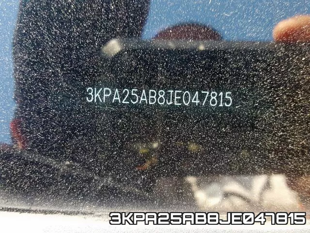 3KPA25AB8JE047815 фото 2