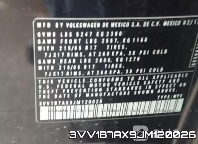 3VV1B7AX9JM120026 фото 10