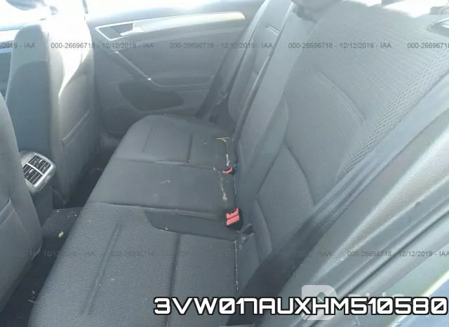 3VW017AUXHM510580 фото 7