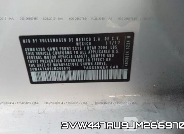 3VW447AU9JM266970 фото 7
