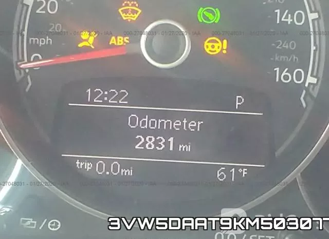 3VW5DAAT9KM503077 фото 7