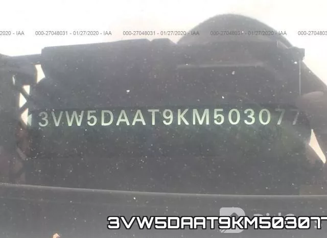3VW5DAAT9KM503077 фото 8